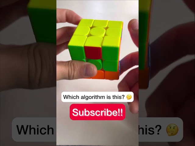 Rubik’s Cube guess the algorithm #cubing #satisfying #algorithm #speedcubing #viral #trending #cube