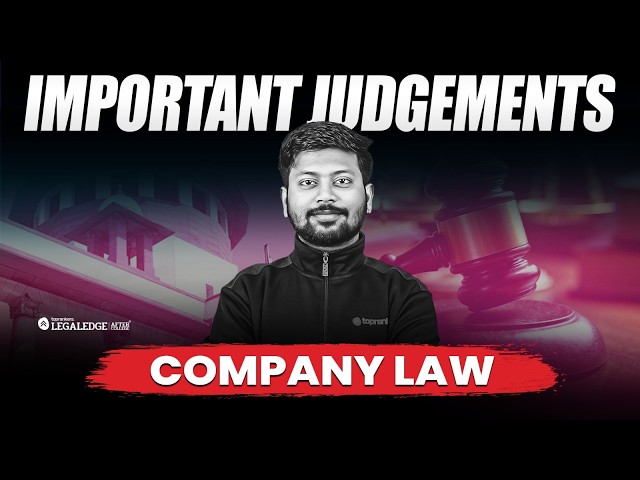 Most Important Case Laws for CLAT PG, UGC Net Law & Law Officer Exams | Don't Miss The Last One's 😲✔