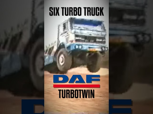 1,200hp DAF Dominated the 1980s Dakar Rally