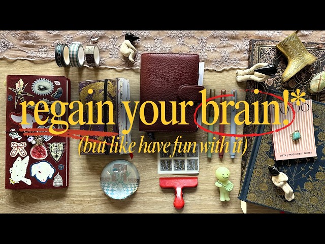 you’re not dumb, you’re overstimulated - here’s how to decompress (beat brainrot! start journaling!)