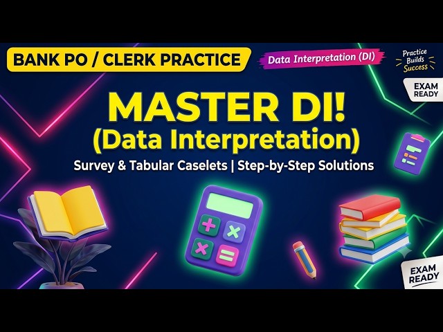 IBPS PO/Clerk Complete DI Practice Set | Quantitative Aptitude Master Class 🧠🔥 #bankingexams