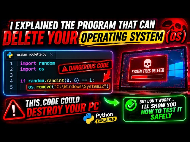 I Explained the Dangerous Python Code 💀🐍