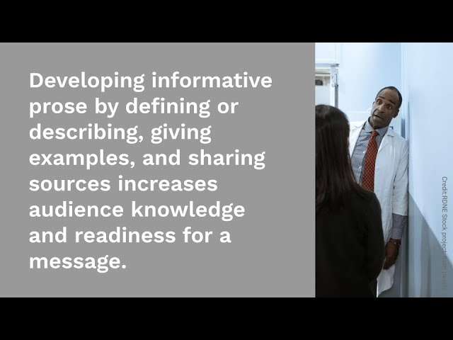 Developing Informative Prose