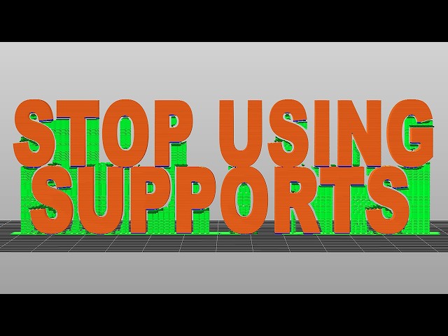 Stop Using Slicer Supports | Design for 3D Printing