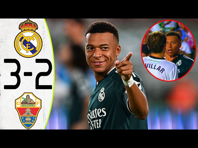 ريال مدريد ضد إلتشي 2-3 هدف غولر المذهل من ركلة حرة | ملخصات كرة القدم 2026