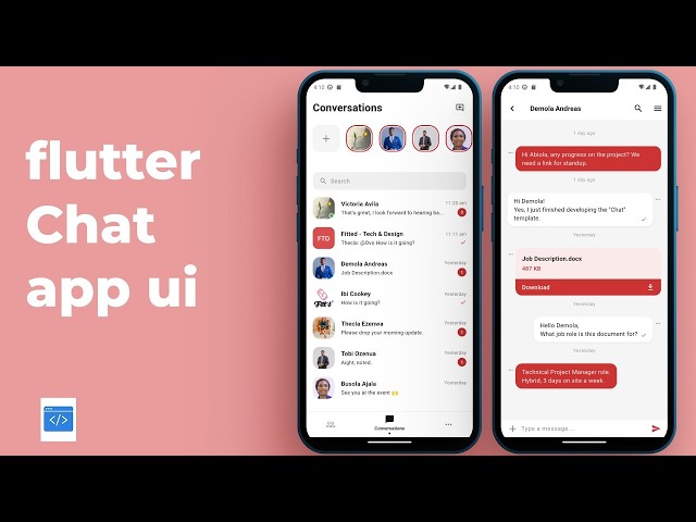 Flutter Chat App UI Speed Code  | Clean Messaging App Design