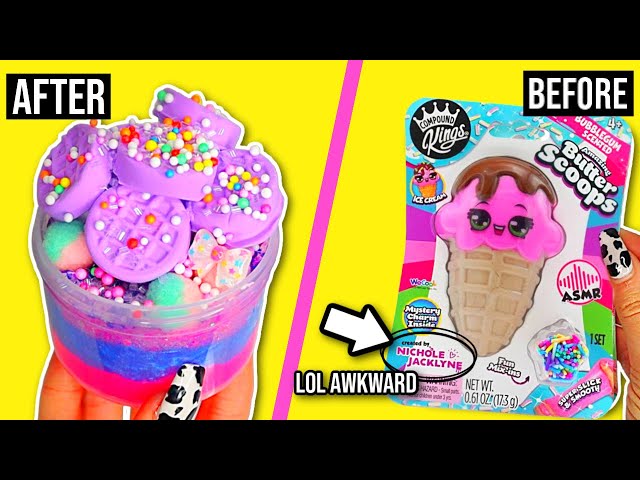 Extreme Slime Makeover of Nichole Jacklyne Store Bought Slime *awkward* Part 2