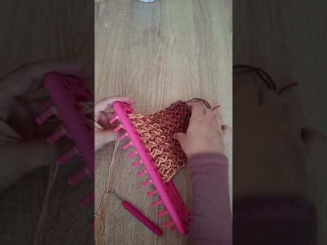 Knitting loom for beginners step by step #knitting #scarf  #hat #crochet #knitting_loom_eljammari