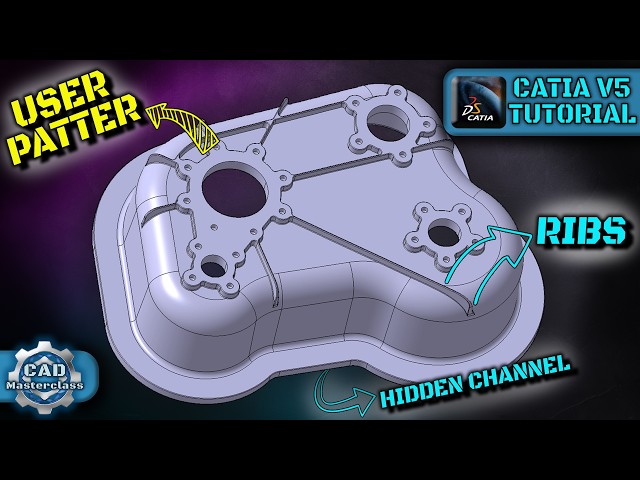 CATIA V5 Essentials: Designing Stable Cast Gearbox Casings