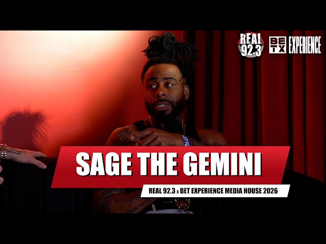 Sage The Gemini Talks Life, Growth & New Chapter | BET Experience Media House 2026