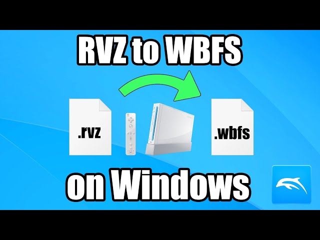 RVZ to WBFS for Nintendo Wii on Windows