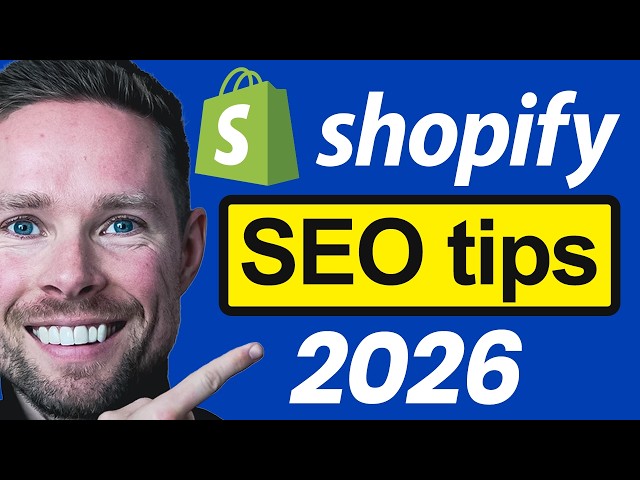 Shopify SEO Tutorial 2026 (Search Optimization Tips For Beginners)