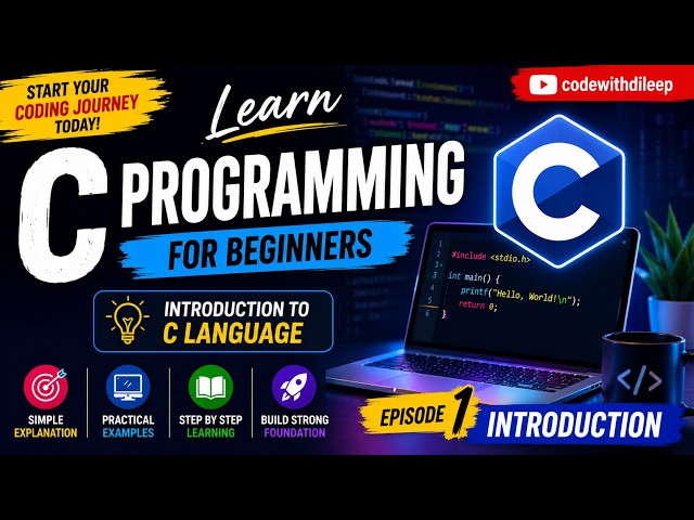 C Programming for Beginners | Introduction to C Language