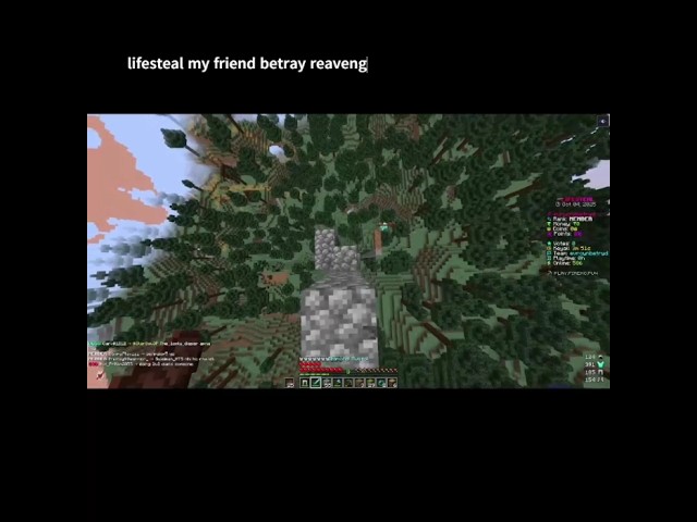 Minecraft lifesteal my friend betray me reveng time #shorts #pvp #phonk #minecraft