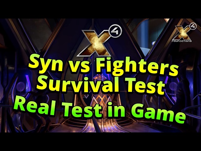 How do fighters perform against a Syn X4 Foundations the fast, quick and easy way tutorial