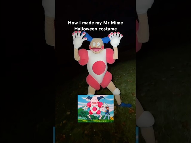 Mr Mime, I choose you! 🤡#pokemon #pokemoncosplay #halloween #halloweencostume