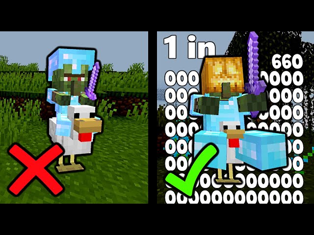 New RAREST Minecraft Mob!   1 in 1 googol