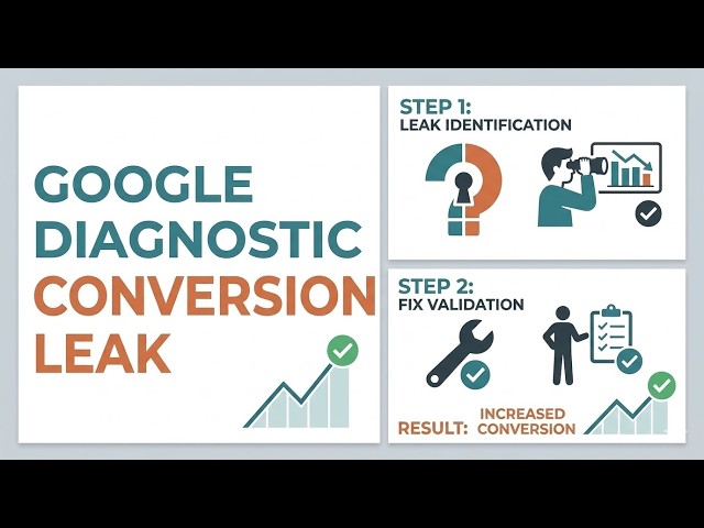 Google Ads conversion leak diagnostic tool | Why your Google Ads are not converting