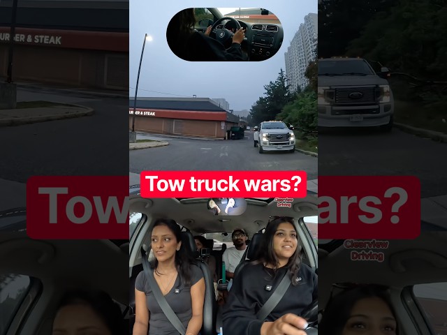 TOW TRUCK WARS?? #driving #car #toronto #canada #tow #truck #war