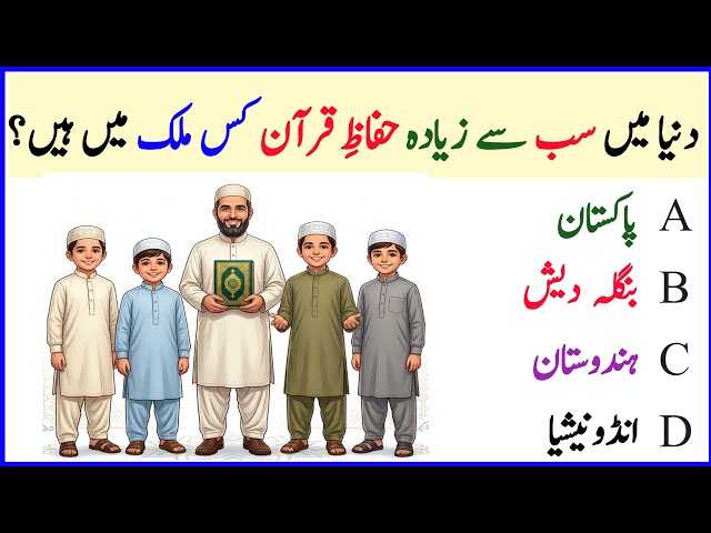 Most Important General Knowledge Questions | GK Quiz in Urdu
