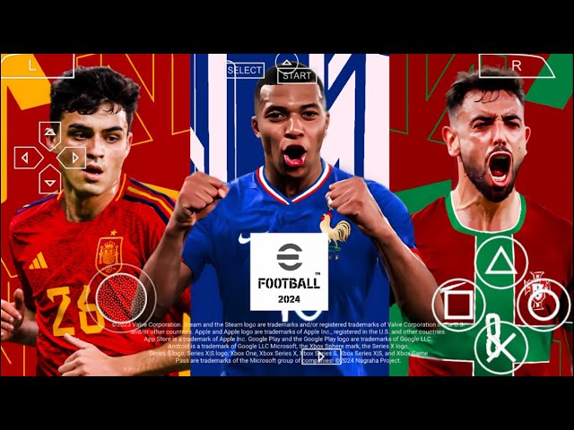 eFootball PES 2024 PPSSPP Download Mediafıre 900MB JR 21