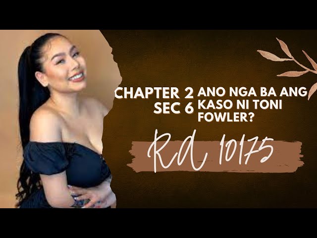ANO NGA BA ANG KASO NI TONI FOWLER?