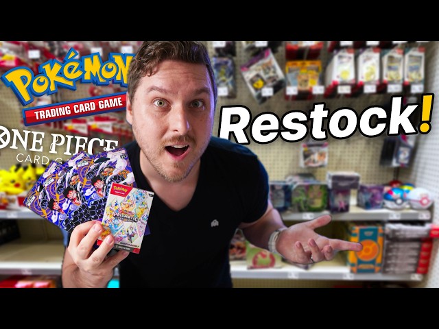 Pokémon Card *RESTOCKS* are BACK?! ... (+ *NEW* One Piece Products!!)