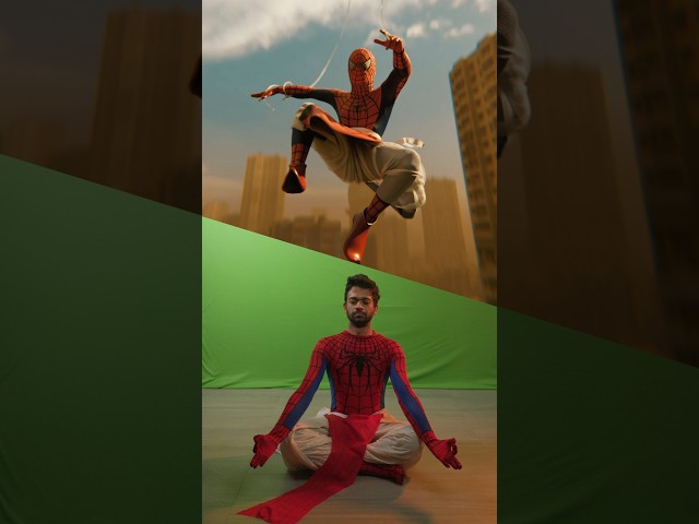 VFX'ing myself into Spider-Man #spiderman
