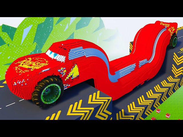 Thrilling Challenge: LONG CARS vs REVERSE SPEED BUMPS in Teardown
