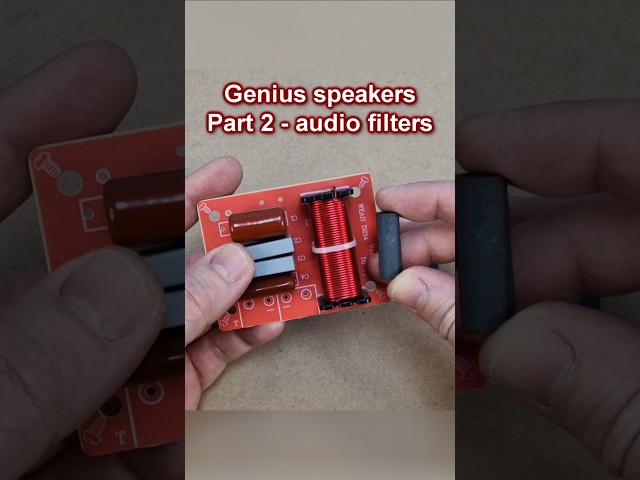 Genius speakers upgrade, part 2, audio filters #speakers #audio #filter