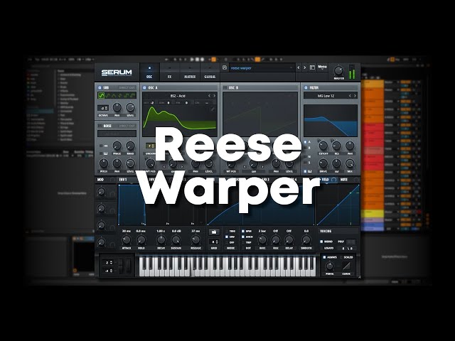 How to make a Warping Reese Bass in Serum | Ableton Live