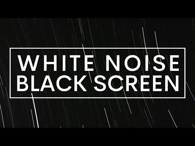 WHITE NOISE BLACK SCREEN #whitenoise
