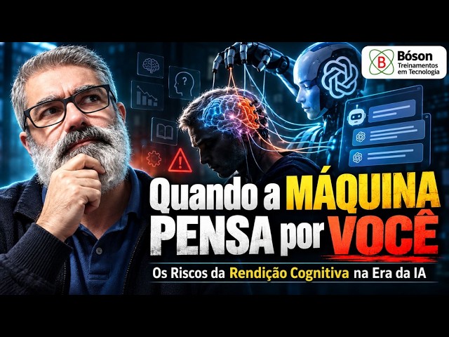 A Ciência da Rendição Cognitiva: Como a Inteligência Artificial Atrofia o Pensamento