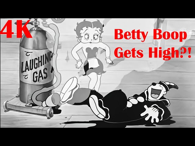 Ha Ha Ha! (1934) Betty Boop Remaster 4K Banned For Drug Use