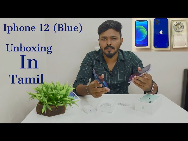 Iphone 12 Unboxing in tamil (Blue)
