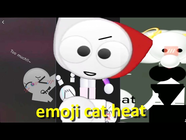 emoji cat heat is DISTURBING
