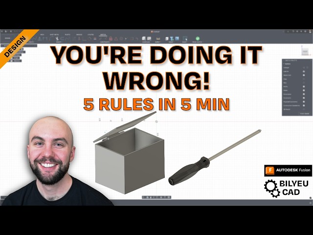 Stop Confusing Bodies and Components in Fusion 360 (5 Rules in Under 5 Minutes)