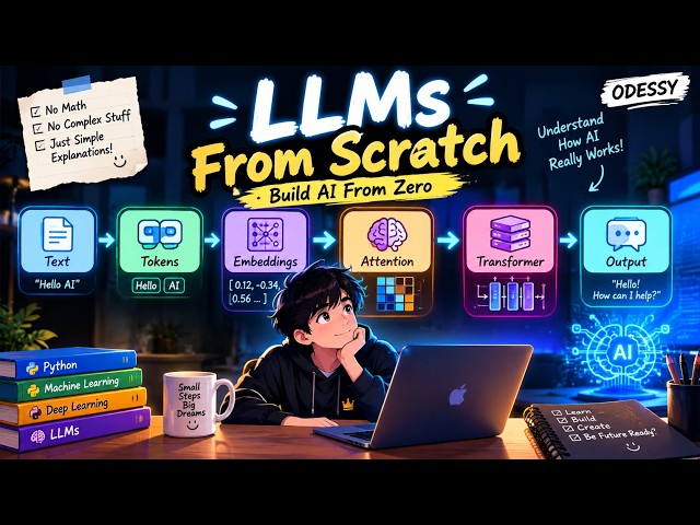 LLMs From Scratch: Build AI From Zero 🤖 | ODESSY