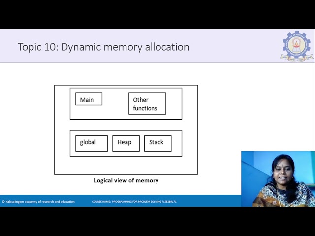 Static And Dynamic Memory Allocation 1 1