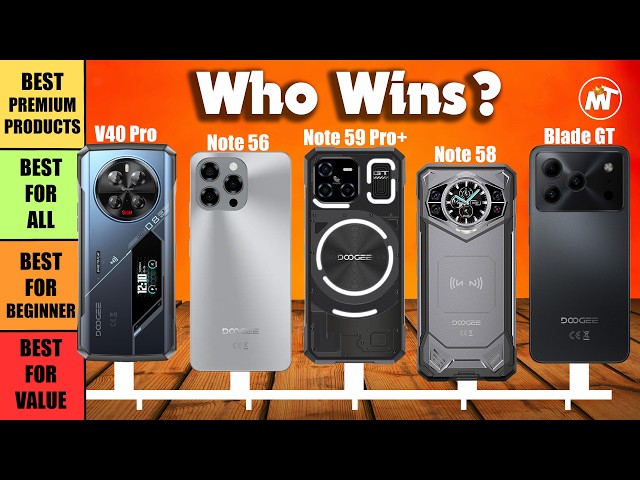 TOP 5 DOOGEE Smartphones 2026 | DOOGEE Phones Ranked!