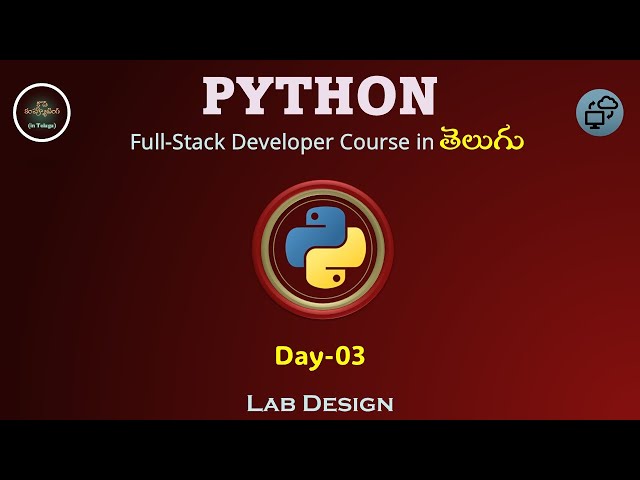 Day03 | Learn Python Programming in Telugu | Full Python Course | Step by Step 2025
