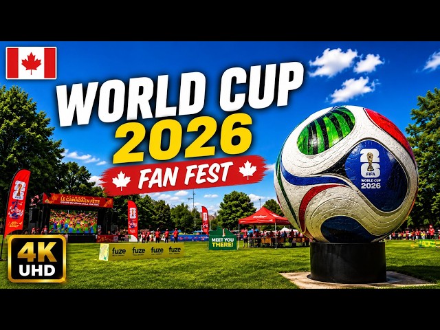 KAMLOOPS 🇨🇦 | FIFA World Cup 2026 Fan Fest Experience | 4K Walking Tour