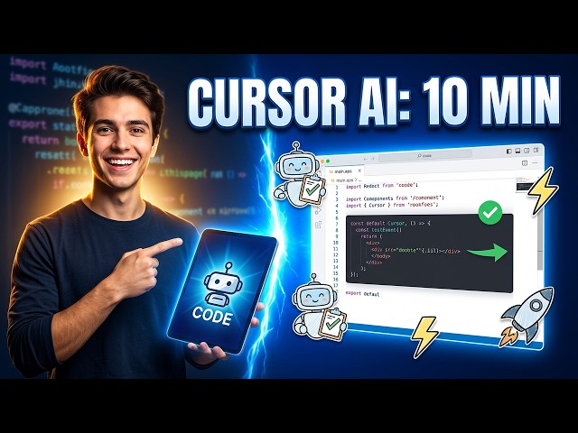 Cursor AI Crash Course for Developers (2026) — Learn Cursor AI in 10 Minutes