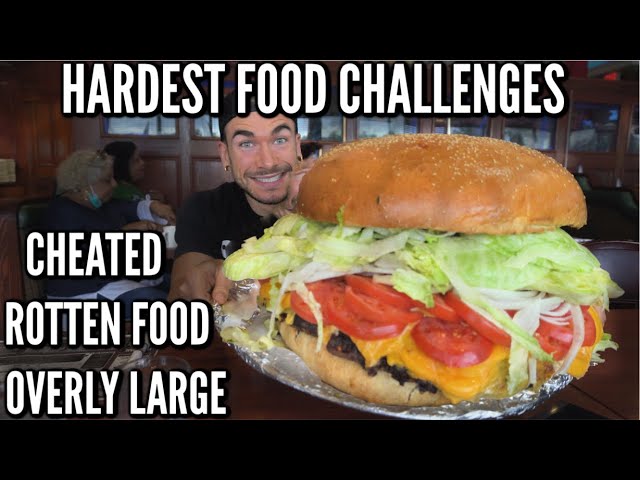 TOP FIVE HARDEST FOOD CHALLENGES Of 2021 | Getting Cheated, Rotten Food, Huge Food | Man Vs Food