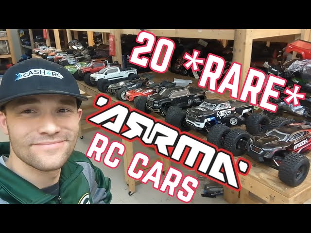 20 *RARE* ARRMA RC CARS! NERO, BIG ROCK, FAZON, TALION, VENDETTA, OG MOJAVE & MORE!