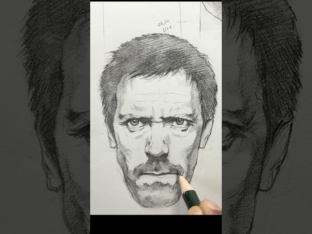 Easy Portrait Drawing Steps (No Loomis) #drawing #sketch
