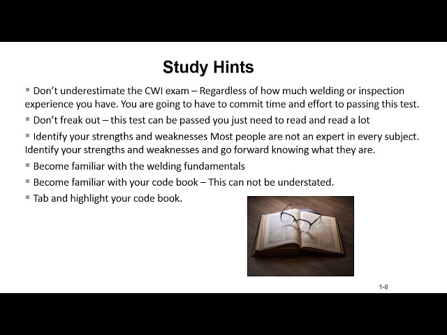 CWI Course Study Guide