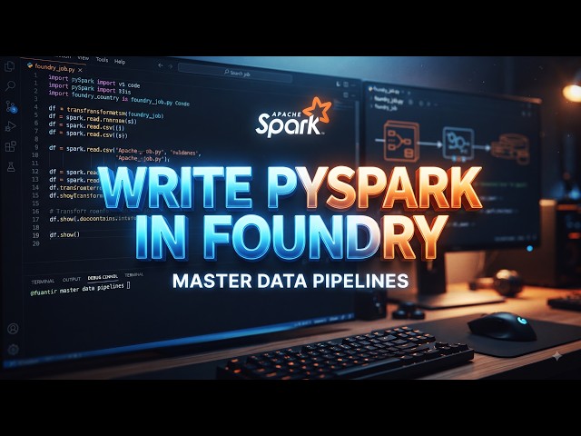 How to Write Your First PySpark Code in Palantir Foundry | Beginner Tutorial
