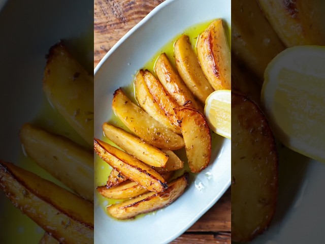 EASY Greek Lemon Potatoes 🍋