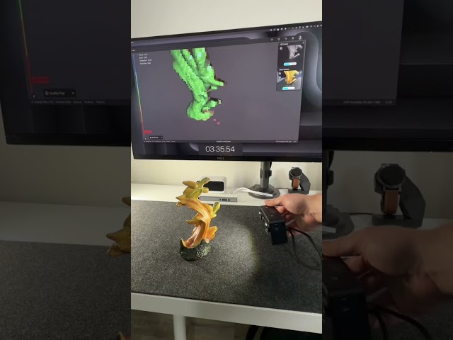 How long does it take to make a full color 3D scan with the Creality Pika? This video answers that